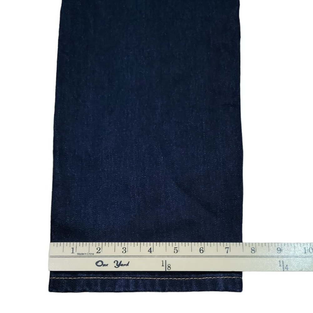 Levis 505 Mens Rinse Dark Wash Jeans Straight Leg Sz 29x32 - Picture 12 of 13